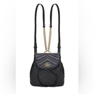 Gucci Marmont Leather Backpack